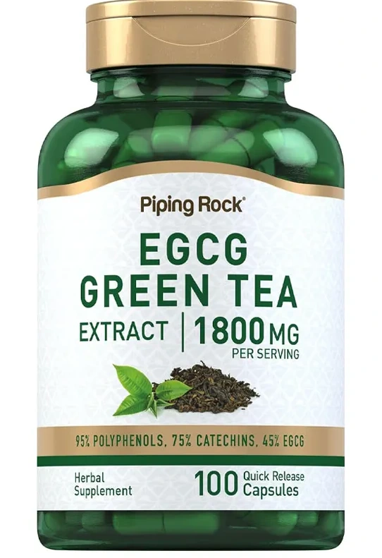 EGCG Green Tea Extract 1800 mg - 100 Capsules Antioxidant Support